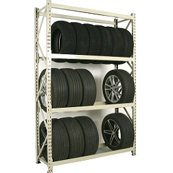 Tyre Rack longspan MAXI, H=2100, 2500/3 & 4 levels