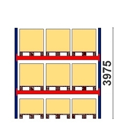 Kaubaaluste riiulid H=3975 BASIC