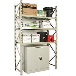 Wide Span Shelving H=2100 with chipboard