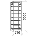 Laoriiulid tootesari 3000Hx750L