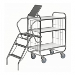 Trolley 3 shelves, 1195x470x1120, 250 kg