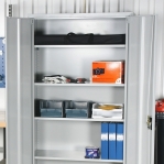 Archive cabinet 4 shelves 2000x1000x500 RAL 7035 collapsible