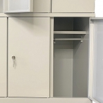 2-Tier locker, 6 doors, 1900x1200x545 mm