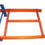 H-pallet support bar D=1100mm, w=850mm, with 2 crossbar