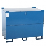 Tool Box w. front lid, 1200x800x950, Blue