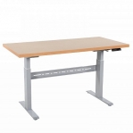 El. Worktable with oil-tempered board 1600x800mm/300 kg,