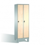 2-door locker with bench, 2090x810x815, MDF doors