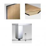 2-door locker, 1850x610x500, MDF doors