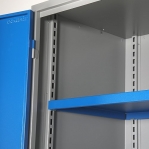 Töökojakapp tugev, 4 riiuliga. 2000x1020x540 RAL 7038/5005