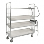 Flexibel shelf trolley 4 shelves 1195x470x1590mm, 250kg