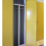 Locker 1x400, 1900x400x545, long door, sep. wall