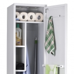 Cleaning cupboard 1900x400x415 RAL 7035