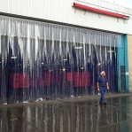 PVC curtain Standard 2x100mm/meter