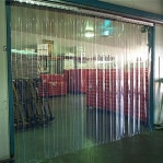 PVC curtain Standard 2x100mm/meter