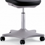 Lab Chair black with castors