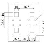 Tool panel for wall, gray, 750x600mm