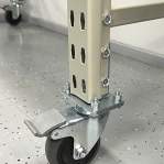 Rataste komplekt riiulile MAXI, D=100 piduriga