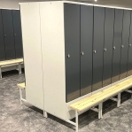 Locker with a bench, 1x300 1900x300x830