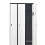 Metallist riidekapp 2-uksega 2070x800x800, pingiga, kokkupandav