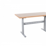 El. Worktable with oak board 1600x800mm/300 kg,