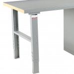 Worktable w. draw. 5 draw. 2000x800 mm, oak