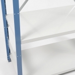 Starter bay 2100x1000x500 200kg/shelf,5 shelves, blue/light gray