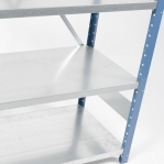 Starter bay 2100x1000x400 200kg/shelf,5 shelves, blue/Zn