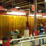 Welding curtain bronze 2x300mm/meter