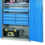 Workshop cabinet 2000x1020x540 RAL 7035/5010
