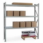 Starter bay 2500x2300x600 350kg/level,3 levels with chipboard