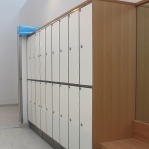 A laminated door made of furniture board 300 mm