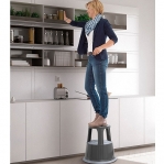 Kickstool metal, Grey, Wedo