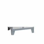 3-door locker 1820x900x500, RAL7035 Knocked Down