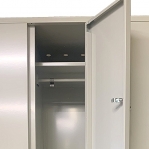 Double tier locker, 2 doors,1900x300x545 mm