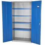 Töökojakapp tugev, 4 riiuliga. 2000x1020x540 RAL 7038/5005