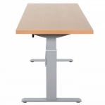 El. Worktable with oil-tempered board 1600x800mm/300 kg,