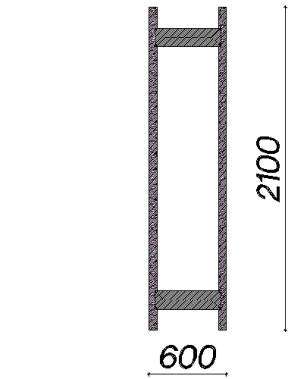 Külgraam 2100x600