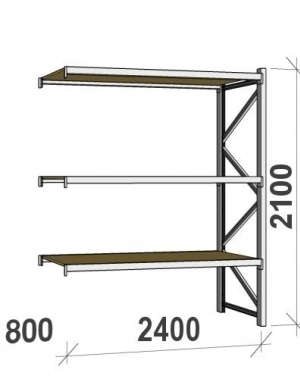 Laoriiul jätkuosa 2100x2400x800 300kg/tasapind,3 PLP tasapinda