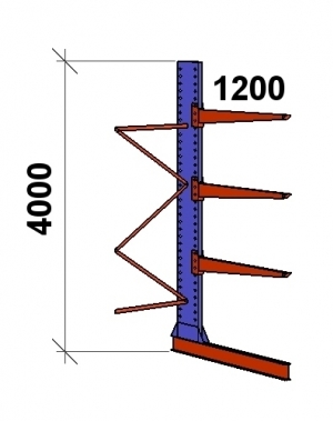 Add On bay 4000x1500x1200,4 levels