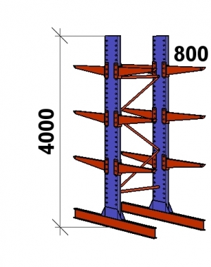 Starter bay 4000x1500x2x800,4 levels