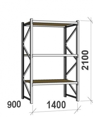 Laoriiul põhiosa 2100x1400x900 600kg/tasapind,3 PLP tasapinda