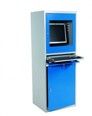 Datorskåp, 1730x545x645mm , hopfällbar