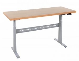 El. Worktable with steel board 2000x800mm/300 kg,