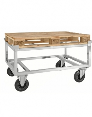 Pallet trolley 1200x800x700mm, El.Galv