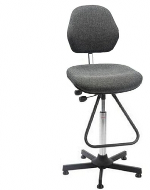 Chair Aktiv, gray, high, with footrest