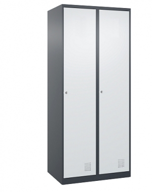 2-door locker 1820x800x500, RAL7035