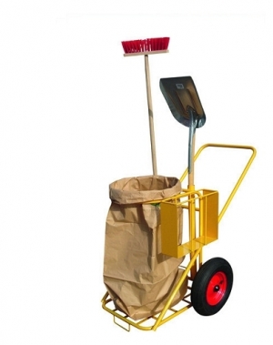 Solid Cleaning trolley 1120x730x1118mm, 200kg