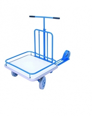 Platform scooter, blue 690x585mm, 150kg