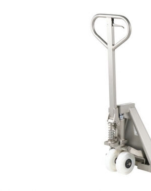 Hand pallet truck 1130x520/2000 kg. Stainless