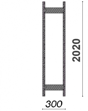 Avotikas 2020x300 ZN Kasten, käytetty